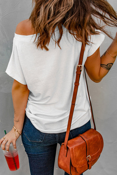 Animal Graphic Pocket Tee Shirt - SHE BADDY© ONLINE WOMEN FASHION & CLOTHING STORE