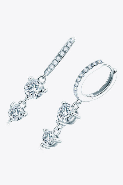 Be The One Moissanite Drop Earrings - SHE BADDY© ONLINE WOMEN FASHION & CLOTHING STORE
