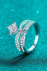 925 Sterling Silver Moissanite Crown Ring - SHE BADDY© ONLINE WOMEN FASHION & CLOTHING STORE