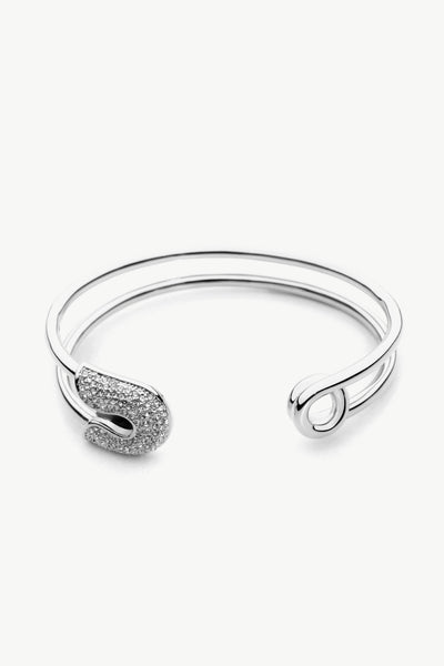 Rhinestone Double Hoop Bracelet - SHE BADDY© ONLINE WOMEN FASHION & CLOTHING STORE