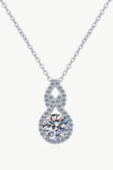 1 Carat Moissanite Pendant Necklace - SHE BADDY© ONLINE WOMEN FASHION & CLOTHING STORE