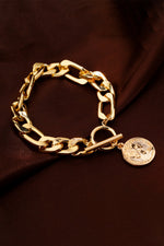 Chunky Chain Toggle Clasp Bracelet - SHE BADDY© ONLINE WOMEN FASHION & CLOTHING STORE