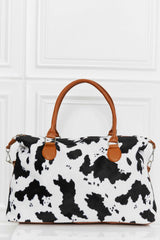 Animal Print Brushed Weekender Bag - SHE BADDY© ONLINE WOMEN FASHION & CLOTHING STORE