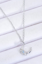 Natural Moonstone Moon Pendant Necklace - SHE BADDY© ONLINE WOMEN FASHION & CLOTHING STORE