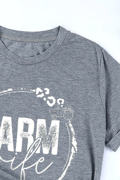 FARM WIFE Graphic Tee Shirt - SHE BADDY© ONLINE WOMEN FASHION & CLOTHING STORE