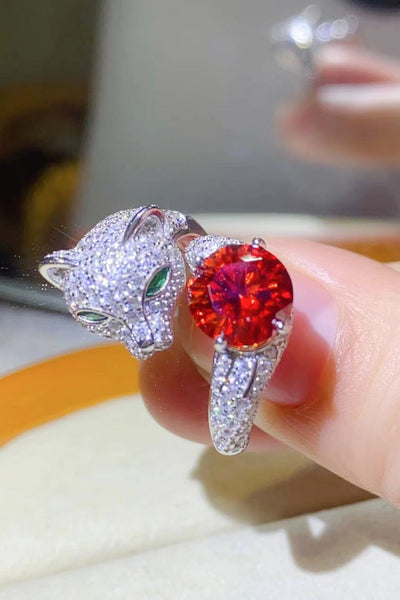 2 Carat Moissanite Adjustable Animal Ring - SHE BADDY© ONLINE WOMEN FASHION & CLOTHING STORE