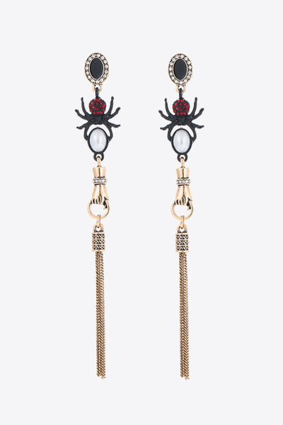 18K Gold-Plated Spider Drop Earrings - SHE BADDY© ONLINE WOMEN FASHION & CLOTHING STORE