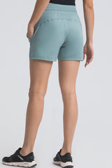 Waist Tie Active Shorts - SHE BADDY© ONLINE WOMEN FASHION & CLOTHING STORE