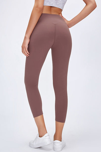 Slim Hip Cropped Leggings - SHE BADDY© ONLINE WOMEN FASHION & CLOTHING STORE