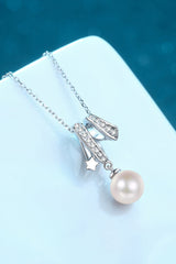 Give You A Chance Pearl Pendant Chain Necklace - SHE BADDY© ONLINE WOMEN FASHION & CLOTHING STORE