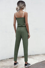 Contrast binding Cami Jumpsuit - SHE BADDY© ONLINE WOMEN FASHION & CLOTHING STORE