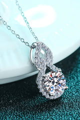 1 Carat Moissanite Pendant Necklace - SHE BADDY© ONLINE WOMEN FASHION & CLOTHING STORE