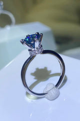1 Carat Moissanite 6-Prong Solitaire Ring - SHE BADDY© ONLINE WOMEN FASHION & CLOTHING STORE