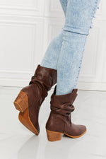 MMShoes Better in Texas Scrunch Cowboy Boots in Brown - SHE BADDY© ONLINE WOMEN FASHION & CLOTHING STORE
