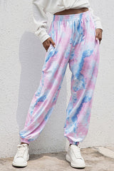 Tie-Dye Joggers with Pockets - SHE BADDY© ONLINE WOMEN FASHION & CLOTHING STORE