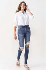 Lovervet Hayden Full Size High Rise Skinny - SHE BADDY© ONLINE WOMEN FASHION & CLOTHING STORE