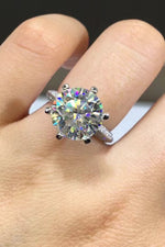 5 Carat  Moissanite 6-Prong Ring - SHE BADDY© ONLINE WOMEN FASHION & CLOTHING STORE