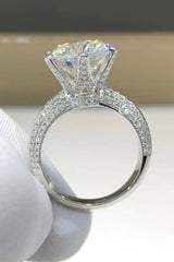 5 Carat  Moissanite 6-Prong Ring - SHE BADDY© ONLINE WOMEN FASHION & CLOTHING STORE