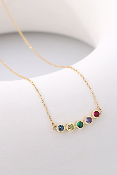 925 Sterling Silver Rainbow Cubic Zirconia Necklace - SHE BADDY© ONLINE WOMEN FASHION & CLOTHING STORE