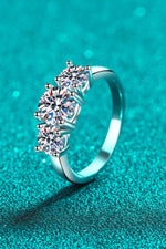 Stylish 925 Sterling Silver Moissanite Ring - SHE BADDY© ONLINE WOMEN FASHION & CLOTHING STORE