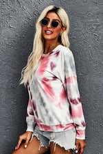 Drop Shoulder Tie Dye  Tee - SHE BADDY© ONLINE WOMEN FASHION & CLOTHING STORE