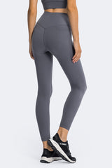 High Rise Ankle Length Yoga Leggings - SHE BADDY© ONLINE WOMEN FASHION & CLOTHING STORE