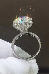 5 Carat  Moissanite Side Stone Ring - SHE BADDY© ONLINE WOMEN FASHION & CLOTHING STORE