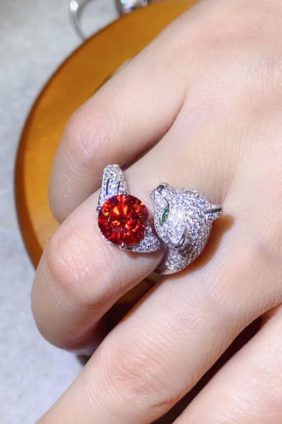 2 Carat Moissanite Adjustable Animal Ring - SHE BADDY© ONLINE WOMEN FASHION & CLOTHING STORE