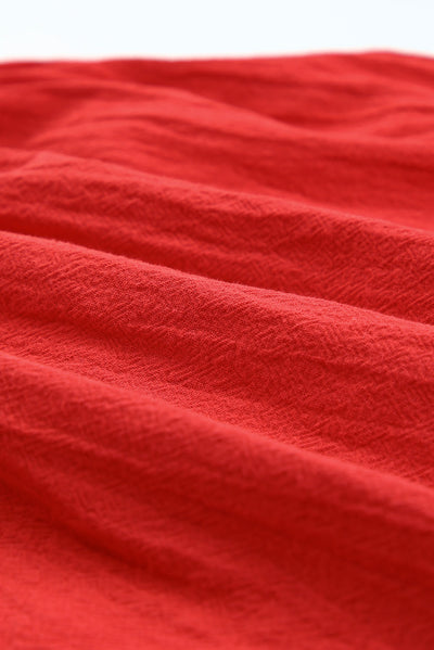 Embroidered Tie-Shoulder Babydoll Tank - SHE BADDY© ONLINE WOMEN FASHION & CLOTHING STORE