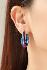 Multicolored Huggie Earrings - SHE BADDY© ONLINE WOMEN FASHION & CLOTHING STORE