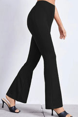 High Rise Flare Pants - SHE BADDY© ONLINE WOMEN FASHION & CLOTHING STORE