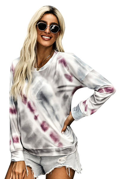 Drop Shoulder Tie Dye  Tee - SHE BADDY© ONLINE WOMEN FASHION & CLOTHING STORE