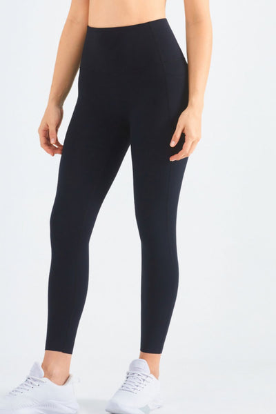 Highly Stretchy Elastic Waistband Pocket Yoga Leggings - SHE BADDY© ONLINE WOMEN FASHION & CLOTHING STORE