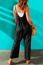 Full Size Spaghetti Strap Wide Leg Jumpsuit - SHE BADDY© ONLINE WOMEN FASHION & CLOTHING STORE