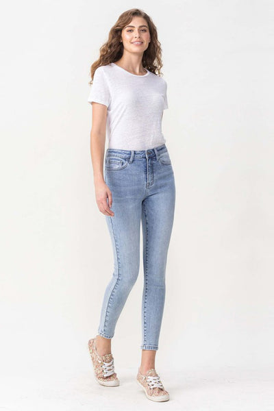 Lovervet Full Size Talia High Rise Crop Skinny Jeans - SHE BADDY© ONLINE WOMEN FASHION & CLOTHING STORE