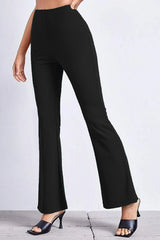 High Rise Flare Pants - SHE BADDY© ONLINE WOMEN FASHION & CLOTHING STORE