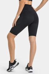 High Waist Biker Shorts with Pockets - SHE BADDY© ONLINE WOMEN FASHION & CLOTHING STORE