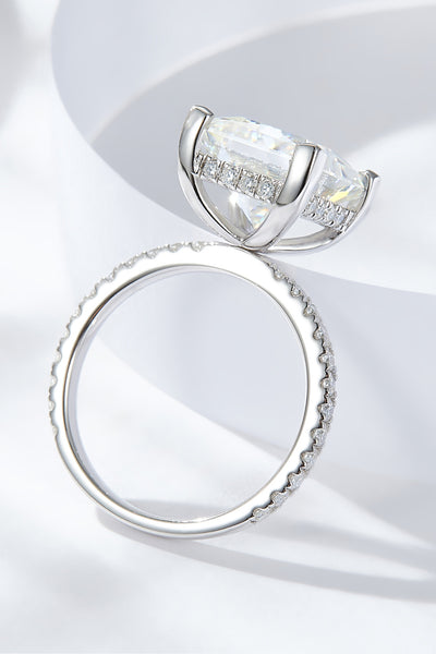 5.52 Carat Moissanite Side Stone Ring - SHE BADDY© ONLINE WOMEN FASHION & CLOTHING STORE