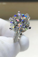 5 Carat  Moissanite 6-Prong Ring - SHE BADDY© ONLINE WOMEN FASHION & CLOTHING STORE