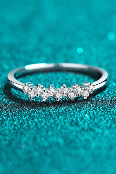 Eye-Catching 925 Sterling Silver Moissanite Ring - SHE BADDY© ONLINE WOMEN FASHION & CLOTHING STORE