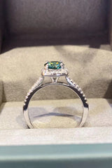 3 Carat Moissanite Platinum-Plated Cluster Ring - SHE BADDY© ONLINE WOMEN FASHION & CLOTHING STORE