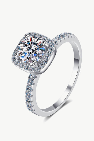 Square Moissanite Ring - SHE BADDY© ONLINE WOMEN FASHION & CLOTHING STORE