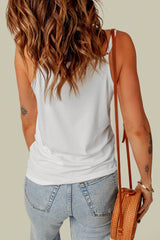 Full Size Lace Trim V-Neck Cami Top - SHE BADDY© ONLINE WOMEN FASHION & CLOTHING STORE