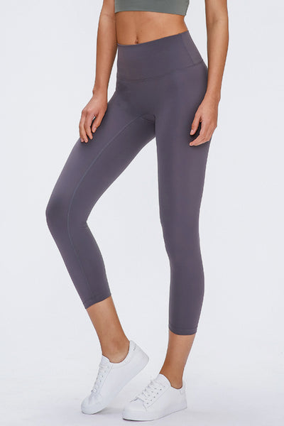 Slim Hip Cropped Leggings - SHE BADDY© ONLINE WOMEN FASHION & CLOTHING STORE