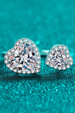Heart-Shape Moissanite Open Ring - SHE BADDY© ONLINE WOMEN FASHION & CLOTHING STORE
