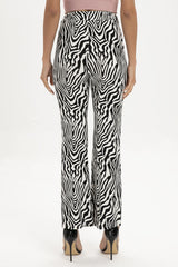 Zebra Print Straight Leg Pants - SHE BADDY© ONLINE WOMEN FASHION & CLOTHING STORE