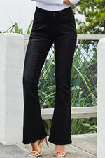 High Rise Flare Skinny Jeans - SHE BADDY© ONLINE WOMEN FASHION & CLOTHING STORE