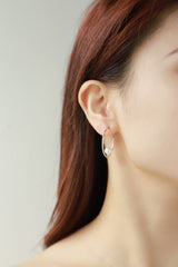 Pearl C-Hoop Earrings - SHE BADDY© ONLINE WOMEN FASHION & CLOTHING STORE