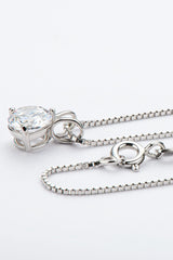 Show Off 1 Carat Moissanite Pendant Necklace - SHE BADDY© ONLINE WOMEN FASHION & CLOTHING STORE