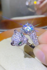 2 Carat Moissanite Adjustable Animal Ring - SHE BADDY© ONLINE WOMEN FASHION & CLOTHING STORE